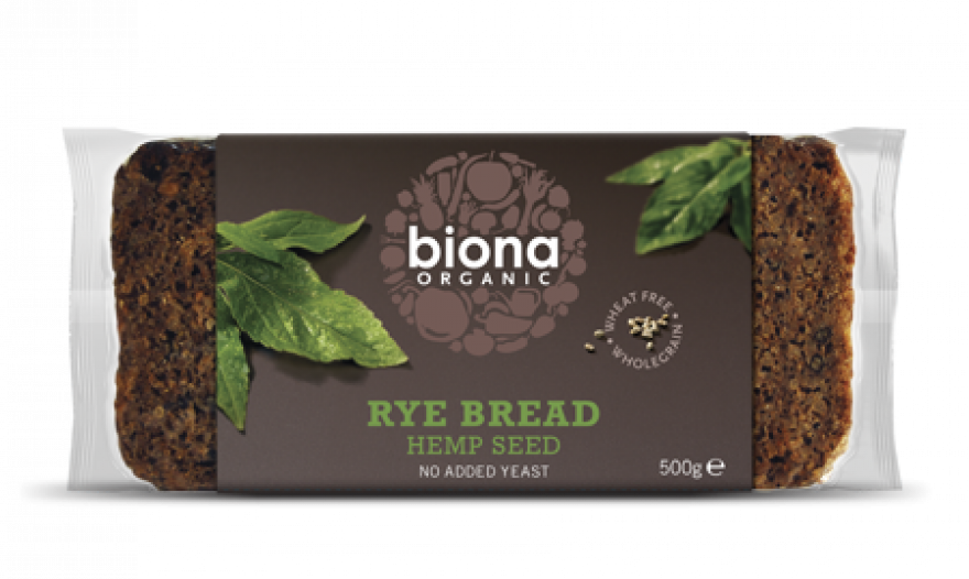 Organic Rye & Hemp Seed Bread 500g – Greenwise